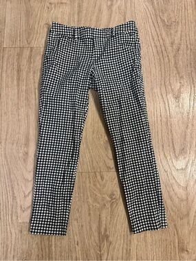 Black and White Gingham Womens Old Navy Pixie Pants